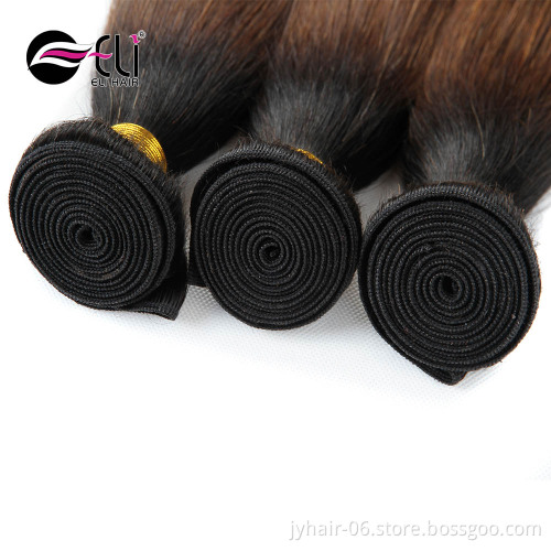 3 tone color ombre hair 8a grade high quality human hair 100% virgin 24 inch human hair weave extension